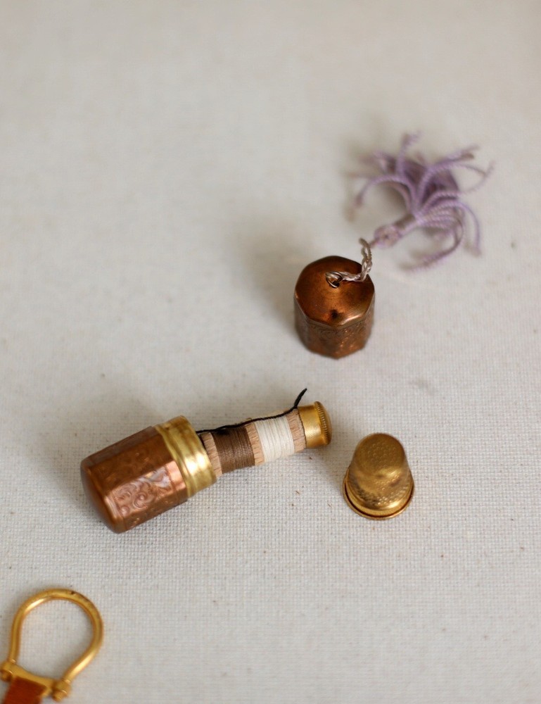 Vintage Thimble Lot Sewing Thread Holders Detroit