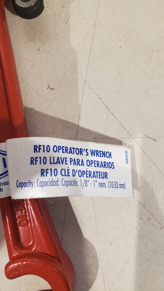 Reed RF10 Operators Wrench