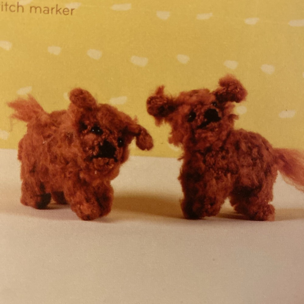 Mini Animals Crochet Pattern Project- Poodle Dog
