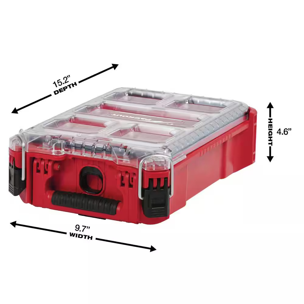 PACKOUT 5-Compartments Small Parts Organizer (3-Pack)