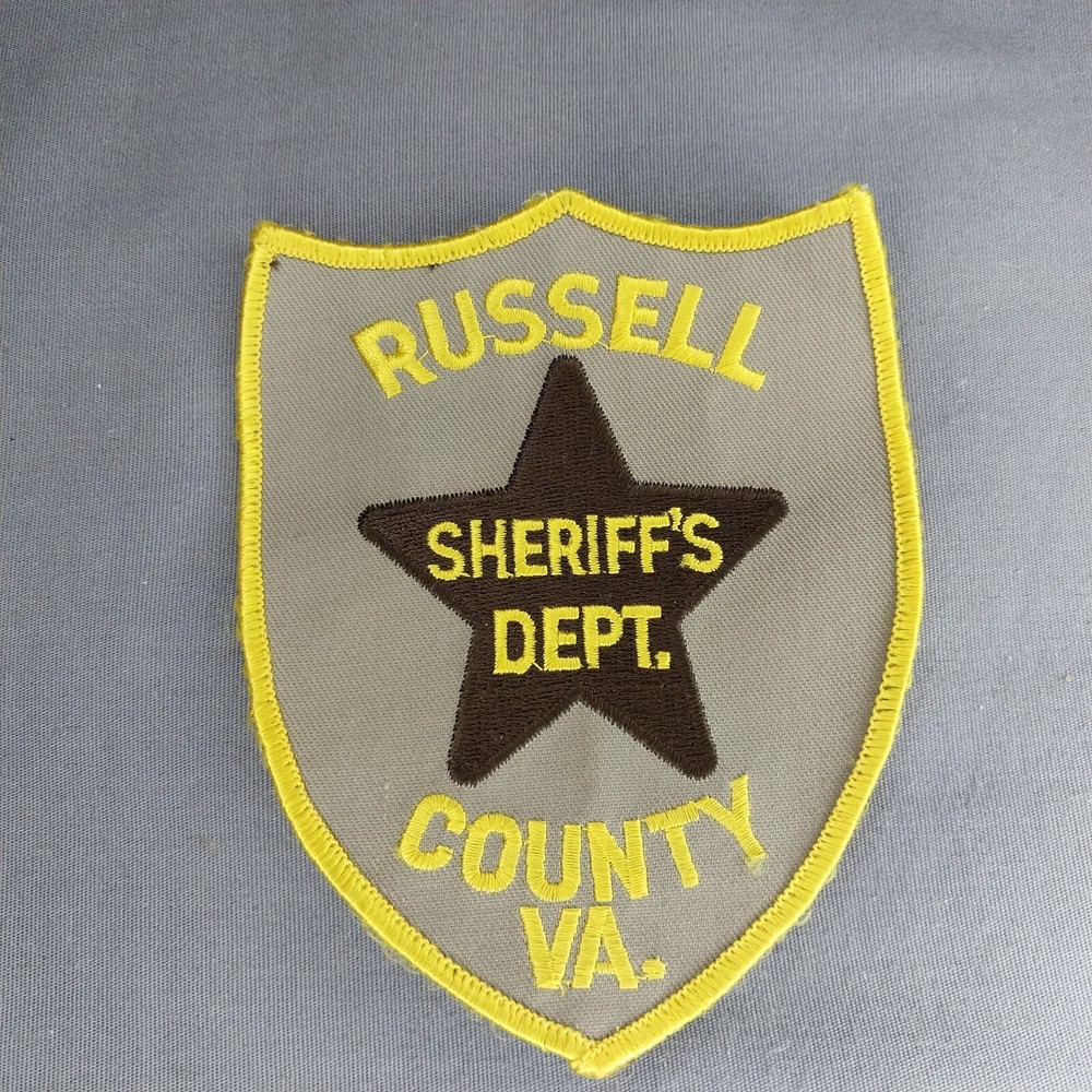 Russell County VA Virginia Sheriff's Dept. 5" Shoulder Patch
