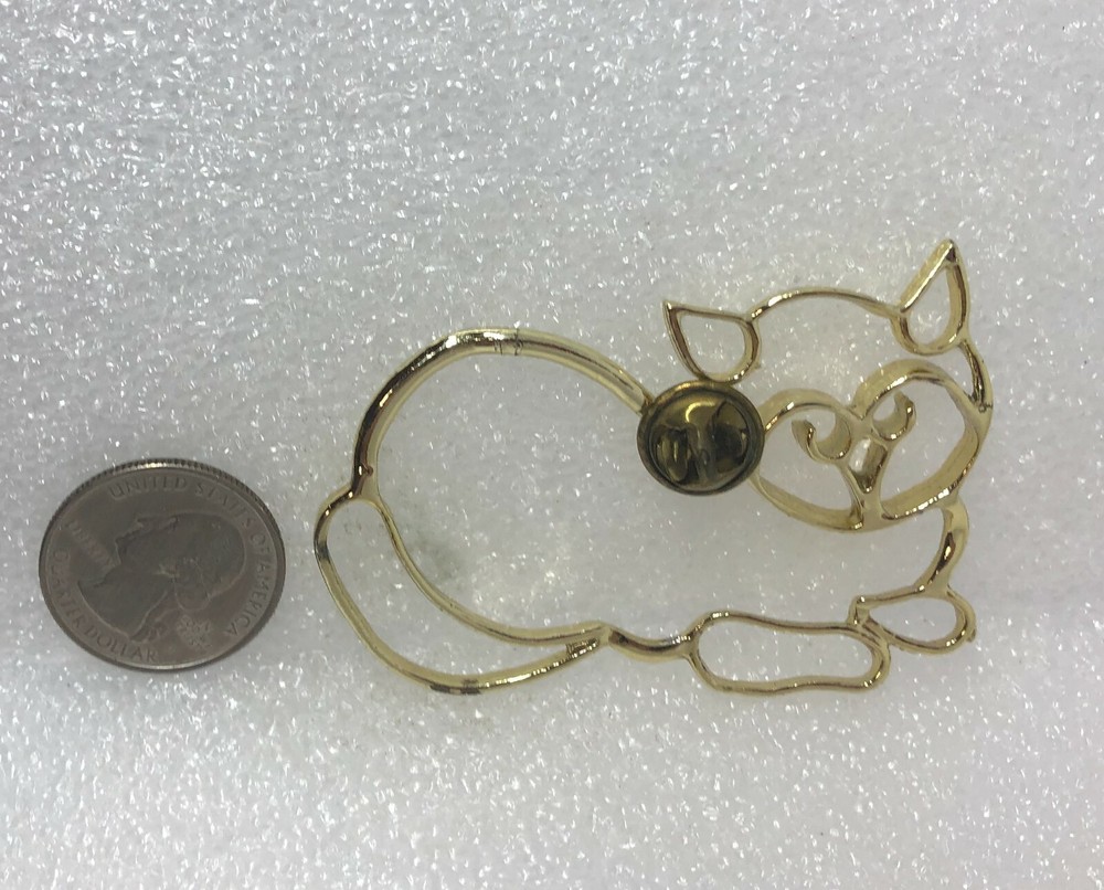 Cat Outline Pin