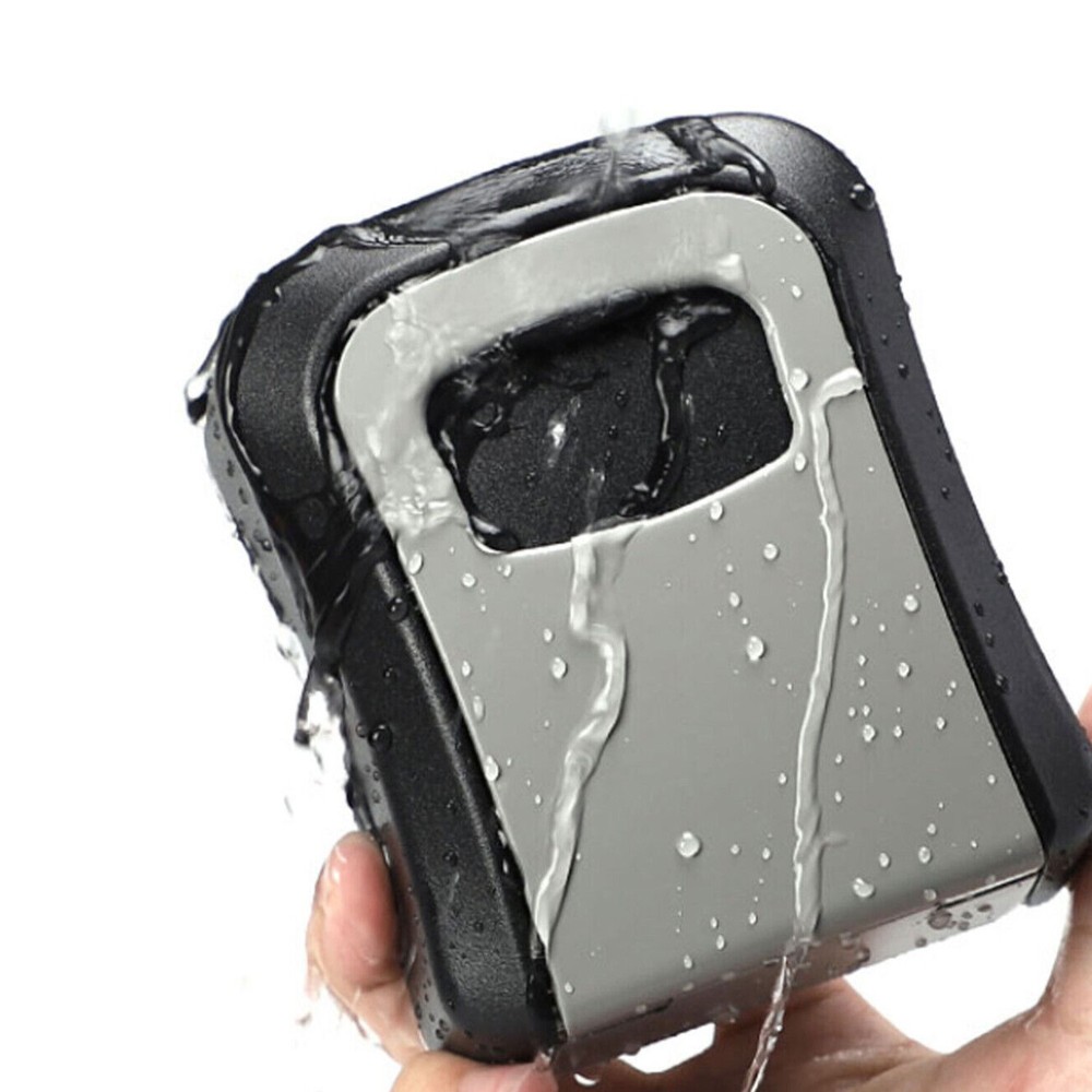 Safe Lock Box Combination Wall Mount Security Storage Case Organizer 4 Digit Key