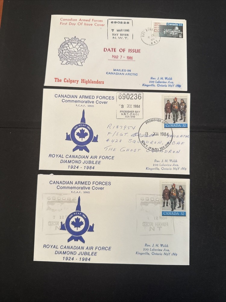 40x NWT / Arctic Canada Covers - Canadian Armed Forces incl Pilot Signed