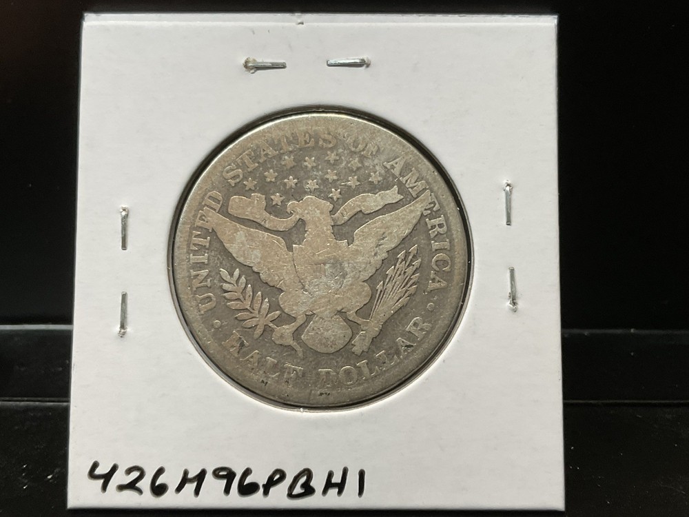 1896-P Barber Half