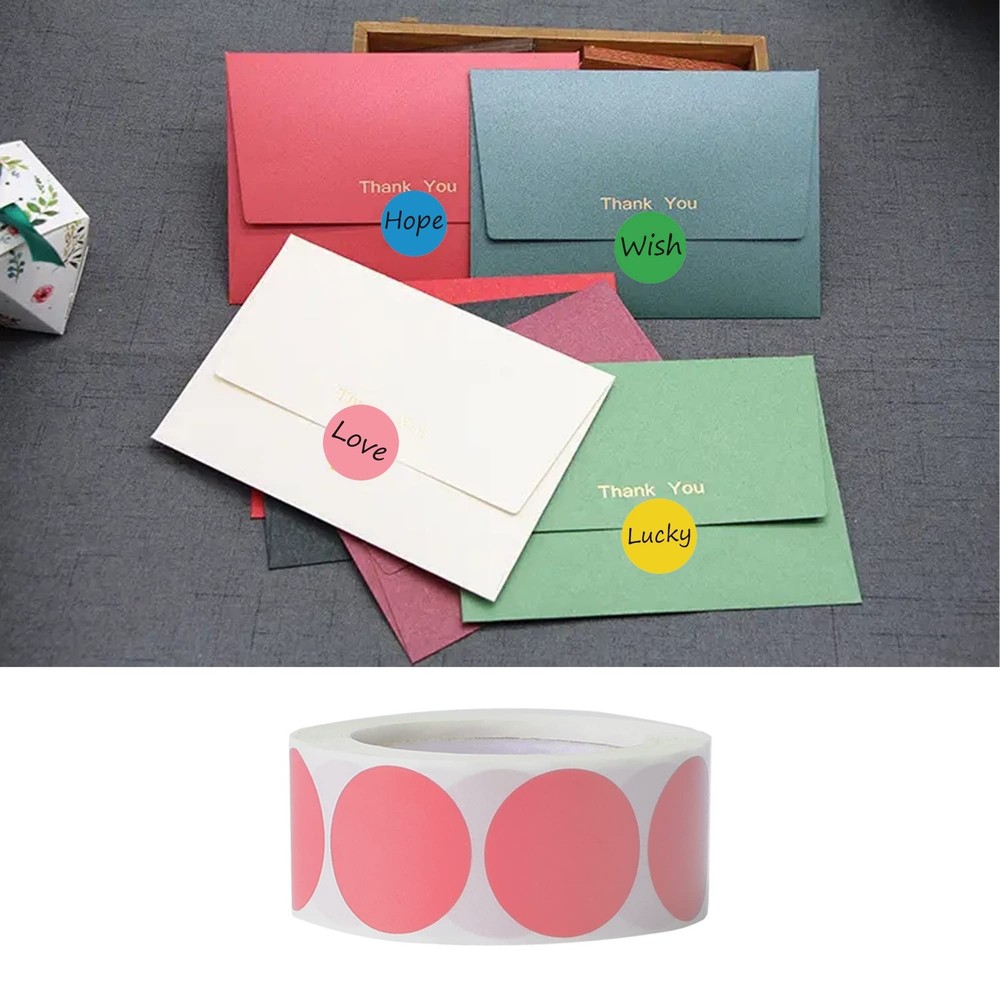 3000 Pieces 1 Inch Round Color Coding Labels Writable Circle Dot Labels Self ...