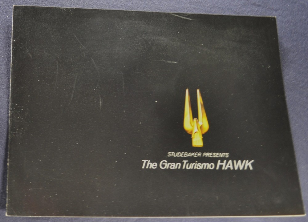 1962-1963 Studebaker Gran Turismo Hawk GT Coupe Brochure Folder Nice Original