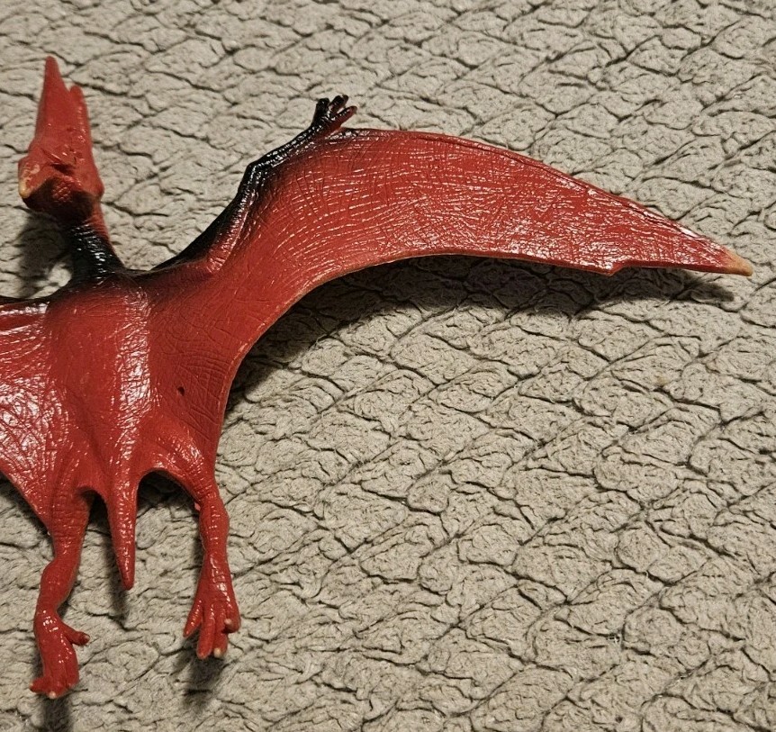Pteranodon Dinosaur 5.25 Inches Long Red