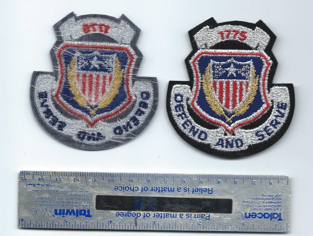 METALLIC THREAD US ARMY PATCH ADJUTANT GENERAL