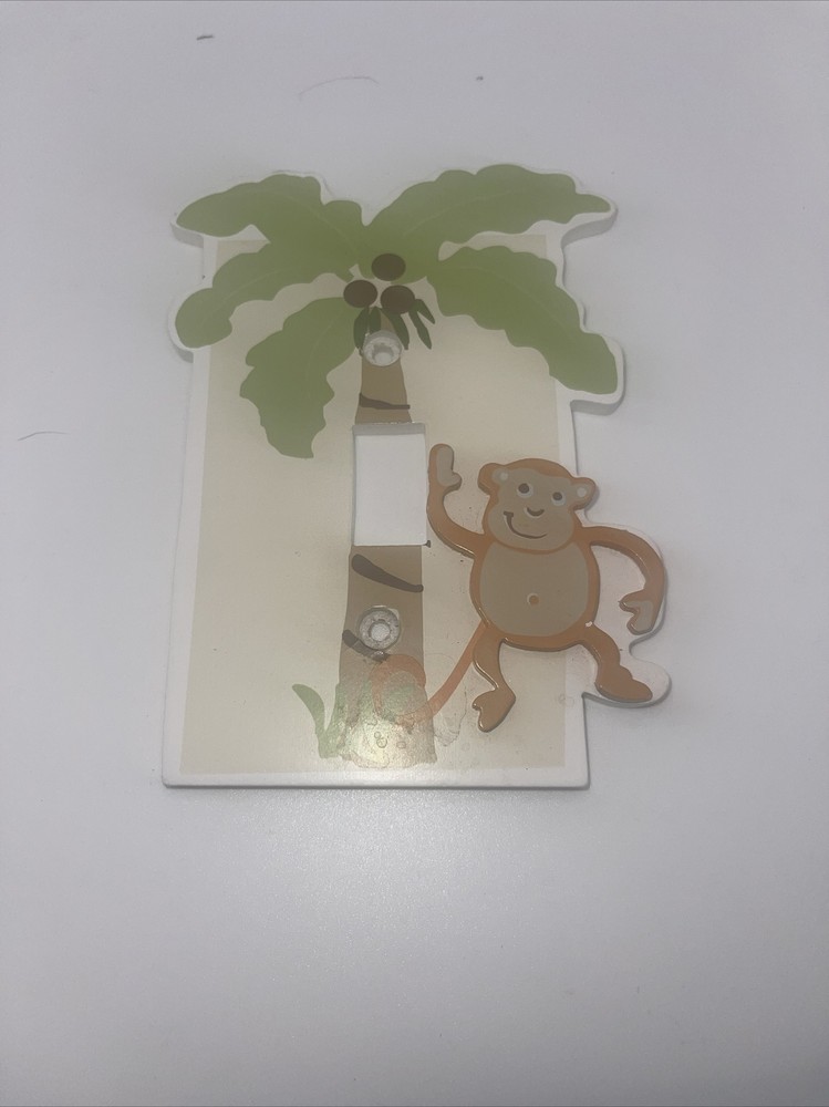 Monkey Wall Switch Plate-no Screws