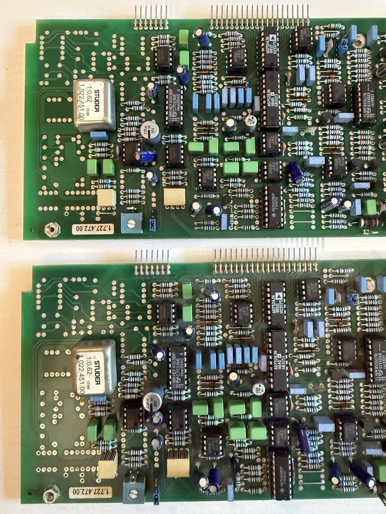 Studer A807 Sound Board – Matched Pair