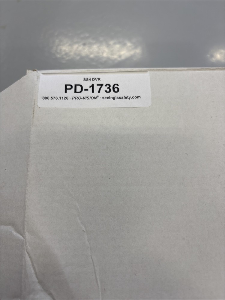 Pro Vision Solid State DVR PD-1736 With 2 Cameras And Install Kit