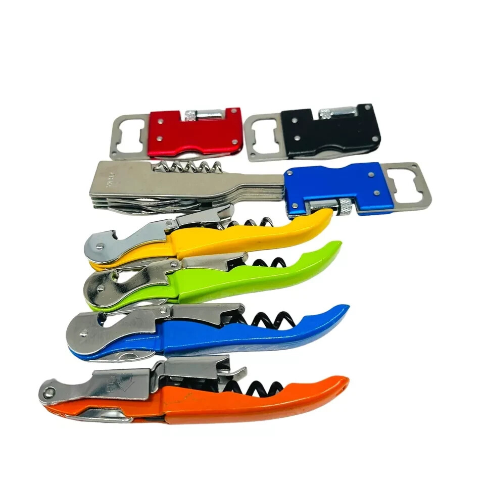 8 Pcs Rabbit, Doubleup, Siemens & Assorted Waiter's Corkscrew Wine Bottle Opener