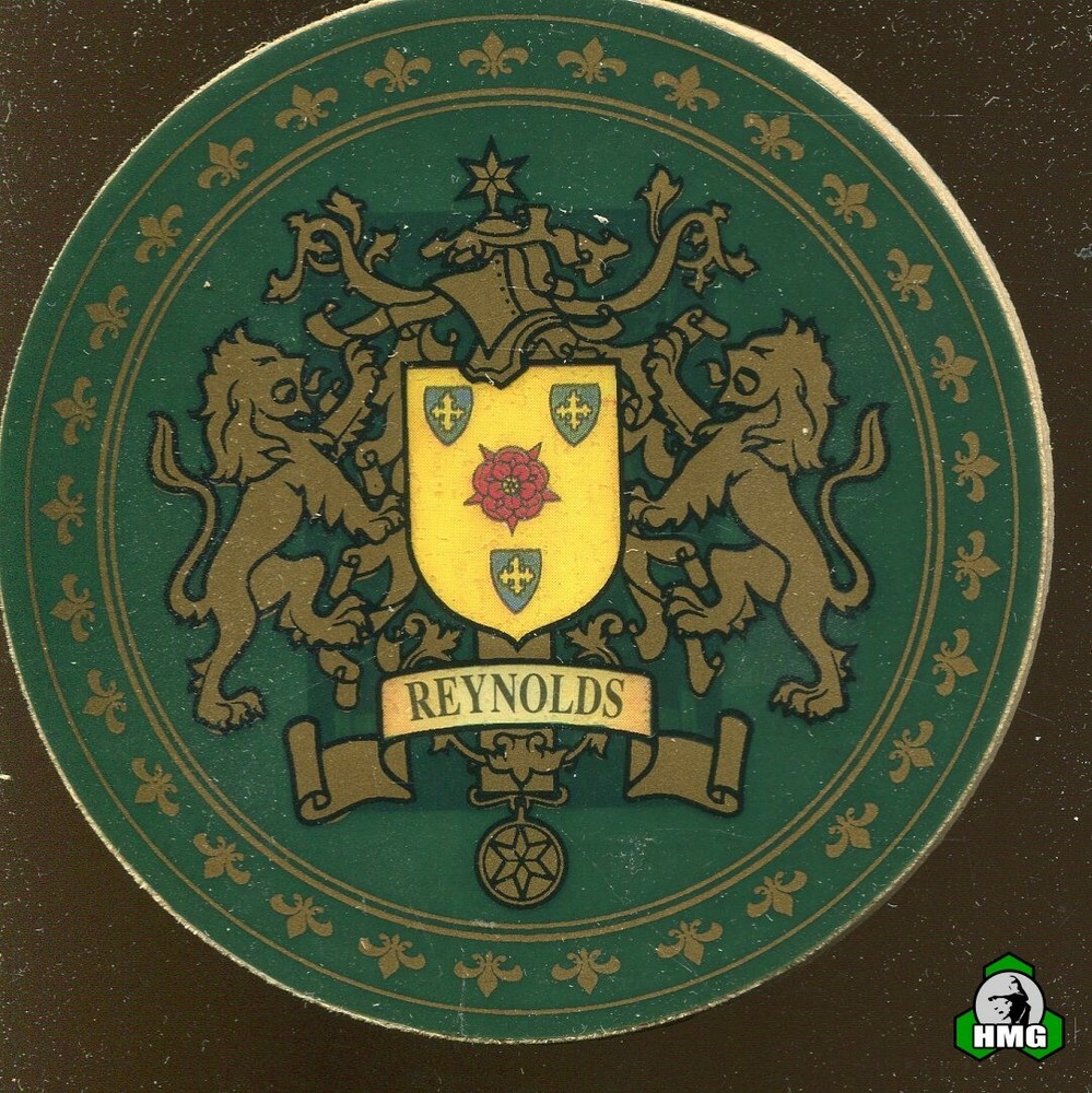 English Heraldic Coaster: Reynolds (Type 2)