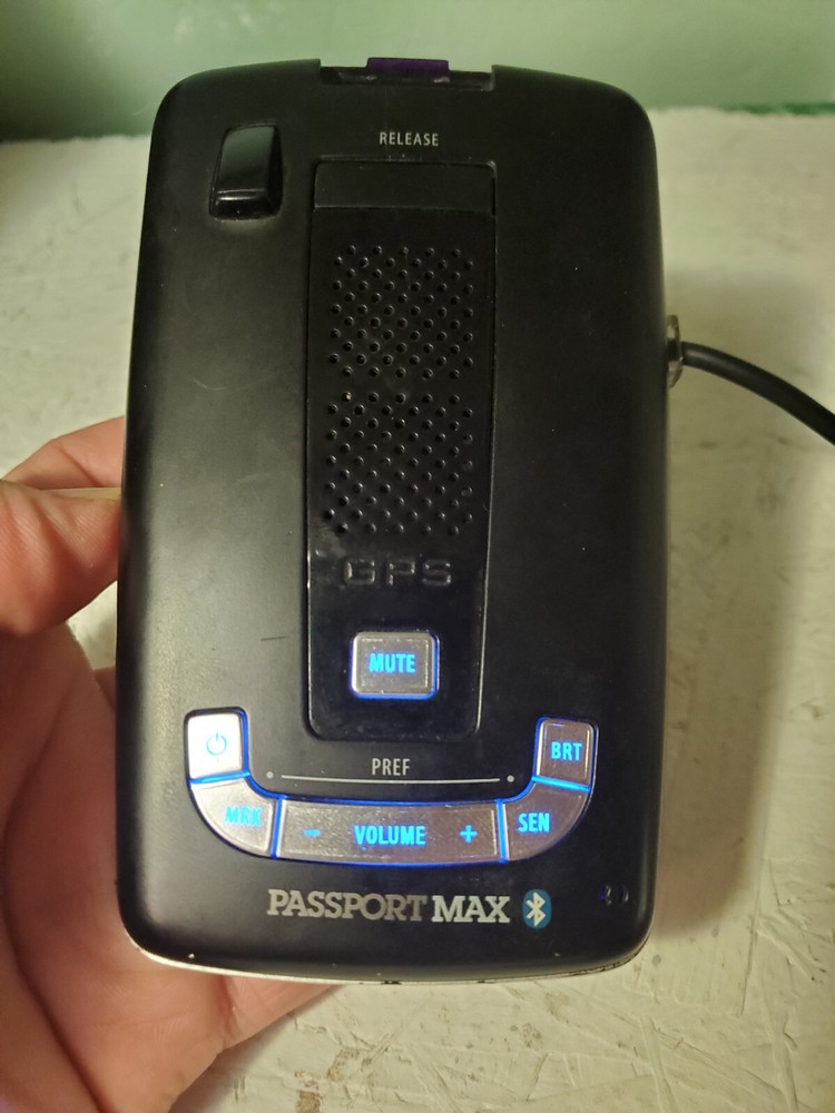 Escort Passport Max Bluetooth Radar Detector GPS W/ Power Cord