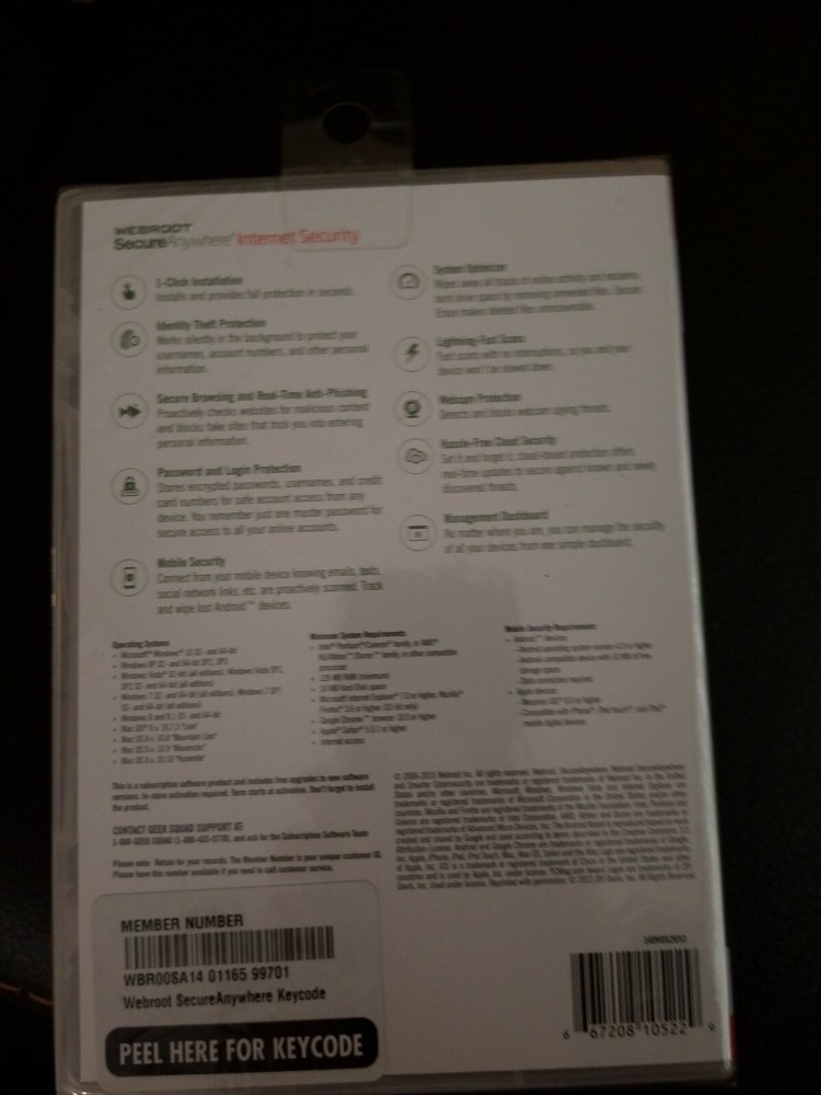 Webroot Secure Anywhere 3 Devices