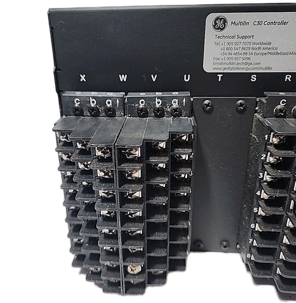 GE Multilin C30 Controller UR Series - 3 Module High I/O Config - Excellent Cond
