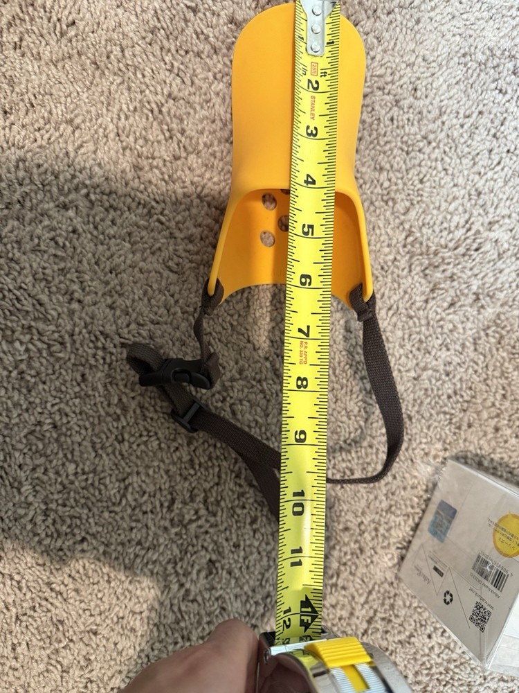 Aduck Dog Muzzle Size LL /XL Yellow Silicone Dog Muzzle