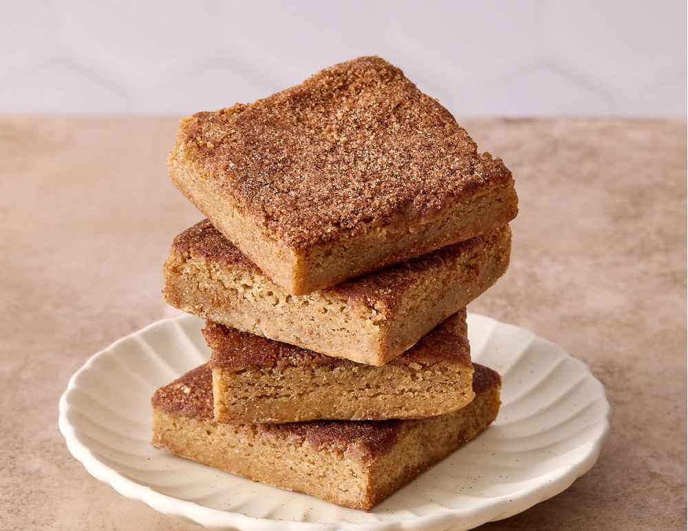 Snickerdoodle Blondie Brownies Greystone Bakery
