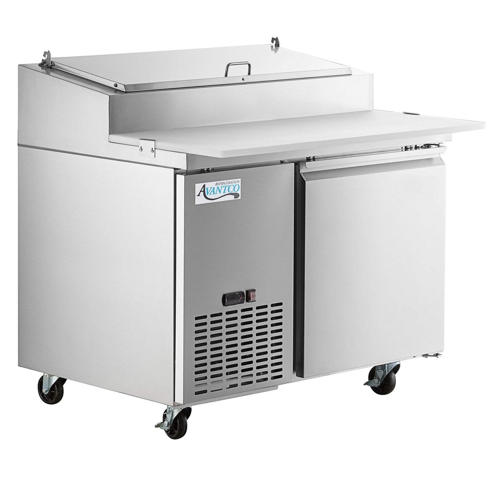 45" 1 Door Refrigerated Pizza Prep Table