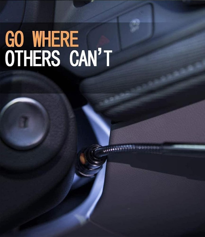 LED Magnetic Pickup Tools Telescoping Flashlights with Extendable Magnet Stick