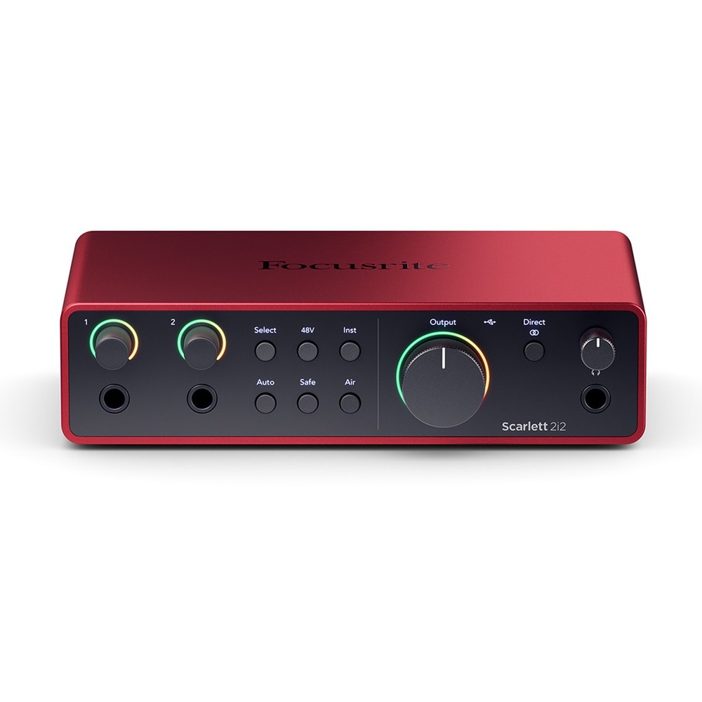 Focusrite Scarlett 2i2 Studio 4th Gen USB Interface with Microphone, Headphones