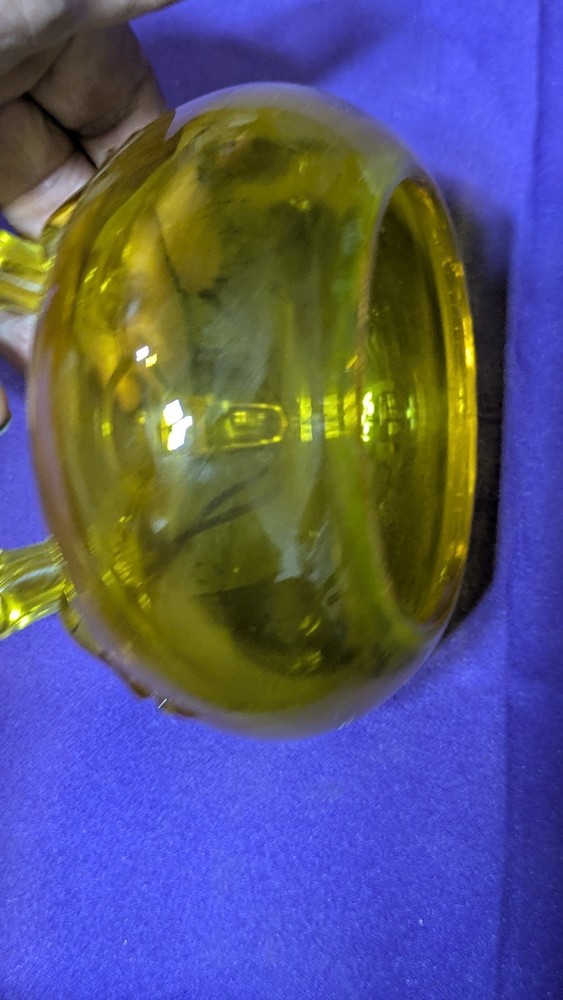 vintage glassware Amber Glass