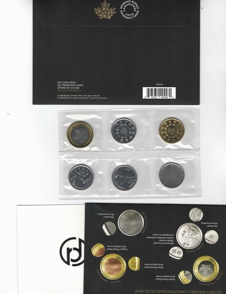 2016 Canada R&D Security Test Token Set - Royal Canada Mint -