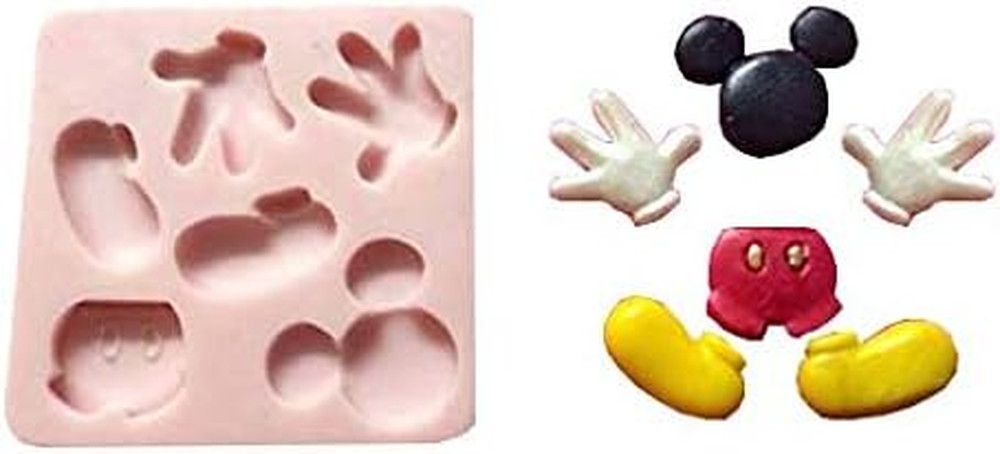 Complete Mickey Mouse - (Measurements Second Picture/No Returns) - Silicone Mold