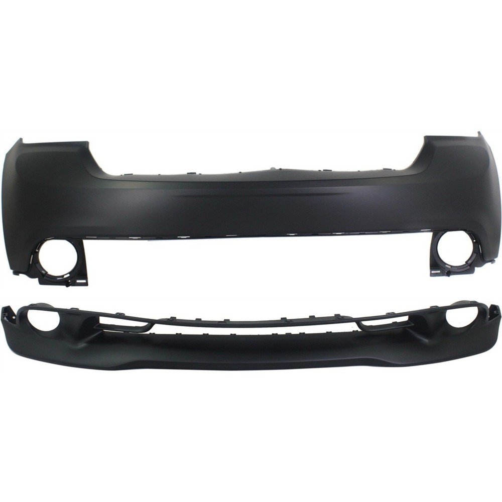 Front Upper & Lower Bumper Cover Set For 2011 2012 2013 Dodge Durango Primed