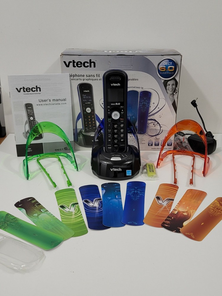 Vtech cordless phone customizable DECT 6.0 digital model LS6217