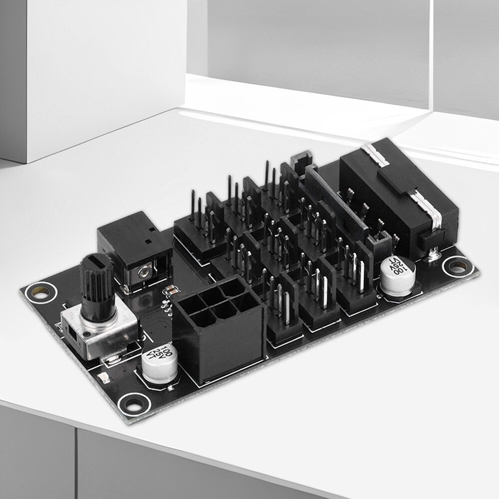 Computer Chassis PWM Violent Fan Speed Controller 9-Channel Fan Hub Controller