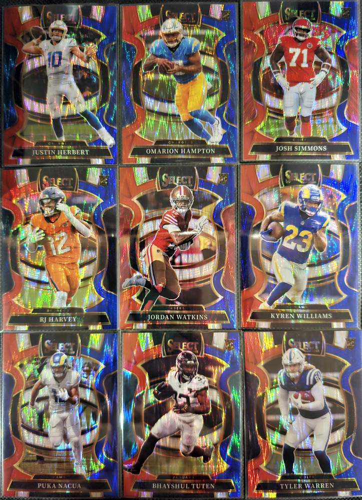 2025 Panini Select Football Shock Parallel You Pick Singles!