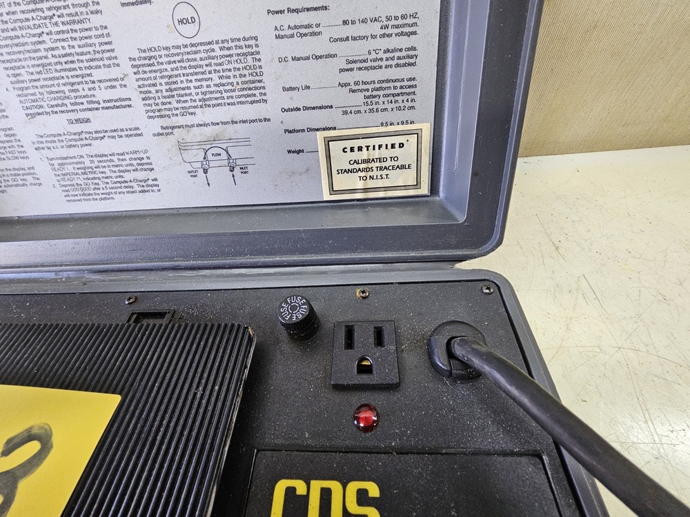 CPS CC700 Compute-A-Charge Scale 110lbs. Capacity With Case