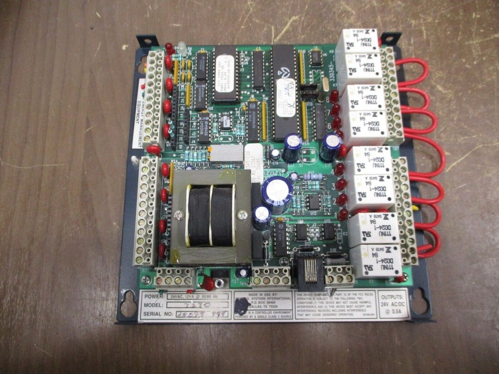 Control Systems International Unitary Controller Board 7270 24V 12VA 50/60Hz