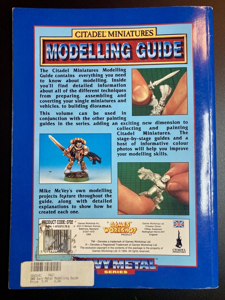 Warhammer Citadel Miniatures Modelling Guide OOP - Excellent Condition