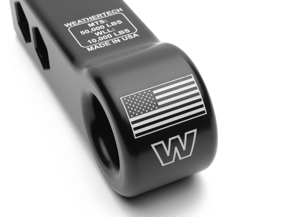 WeatherTech Billet Recovery Hitch - 2" Solid Billet Recovery Hitch Receiver