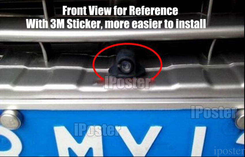 Car CCD Front View / Side view Left Right View Camera Night Vision Waterproof HD