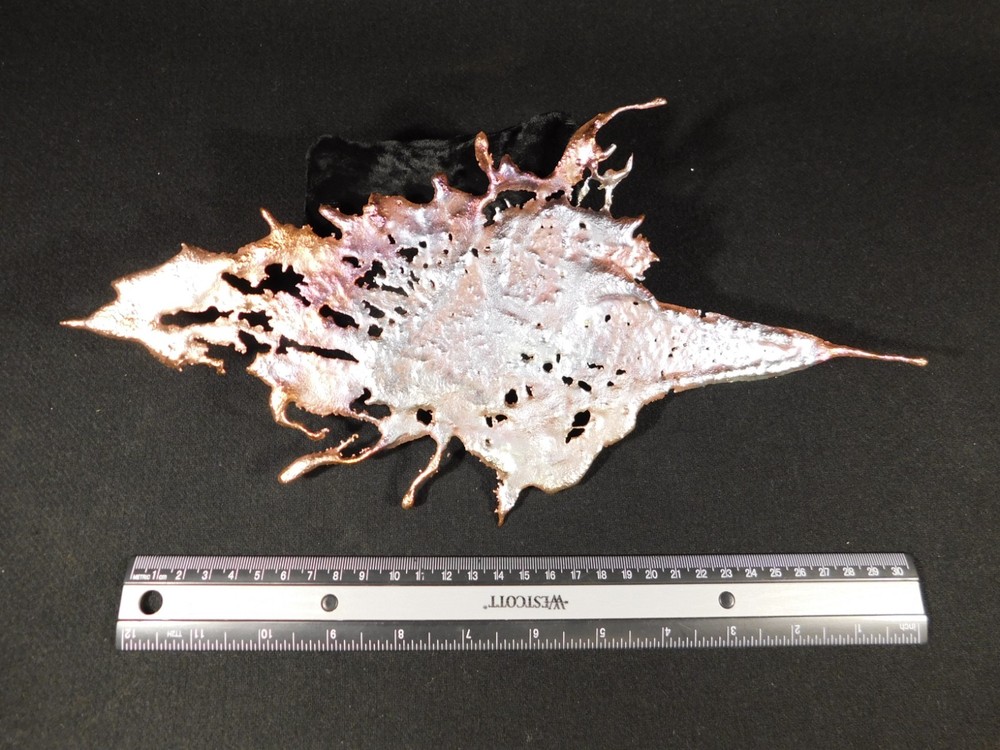 Big! Bright Solid Solid COPPER Splash ART Sculpture Arizona 161gr
