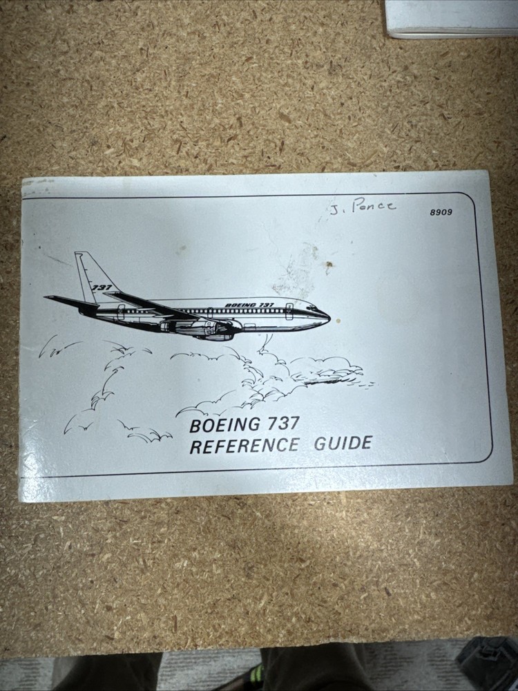 Lot Of 5 Vintage Boeing Reference Guide