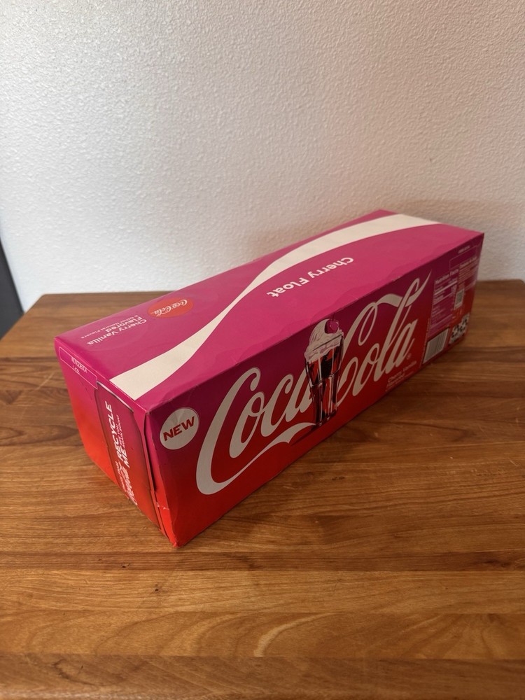 Coca-Cola CHERRY FLOAT 12 Pack 12oz Cans USA fridgepack Regular. New