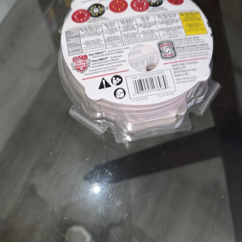 Diablo 5" 320 Grit 50 Pack Sanding Discs