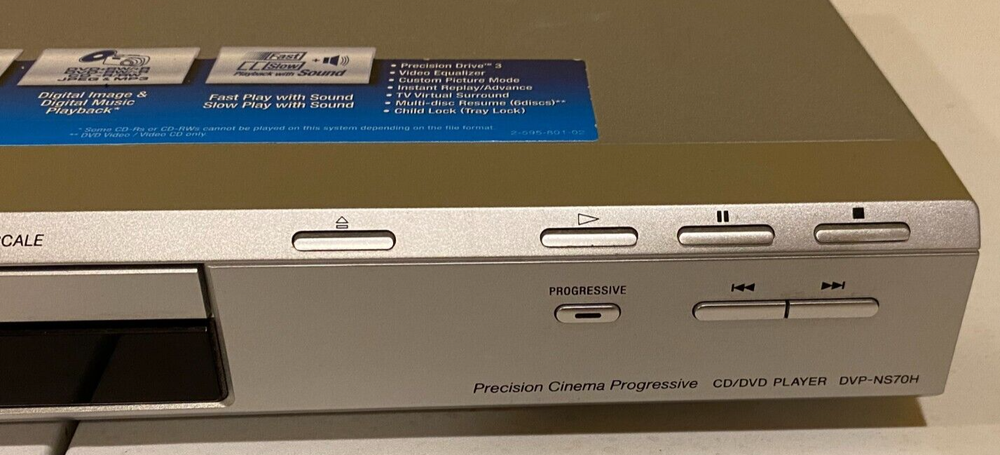 Sony DVP-NS70H High Definition Multimedia Interface Single Disc CD/DVD Player