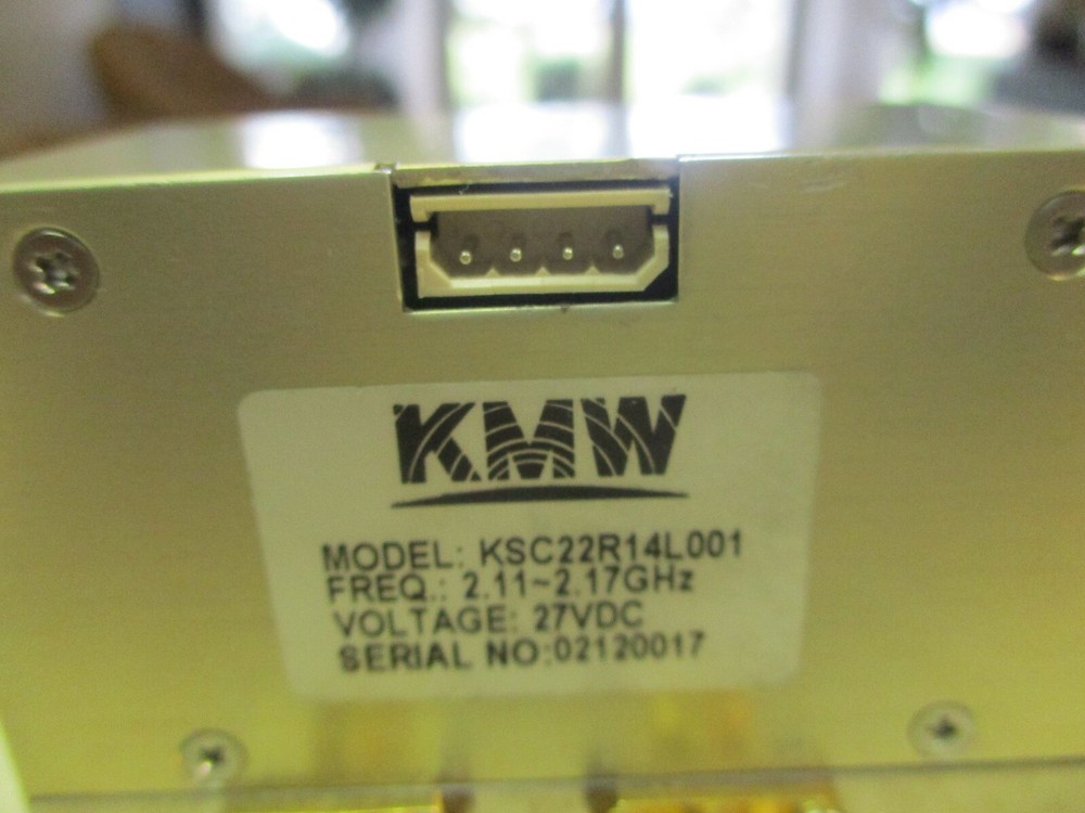 KMW KSC22R14L001 27VDC RF Switch