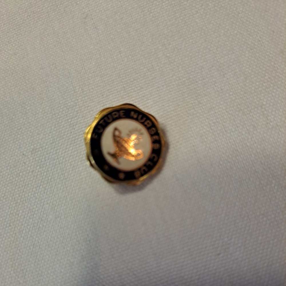 Enameled Pin Future Nurses Club