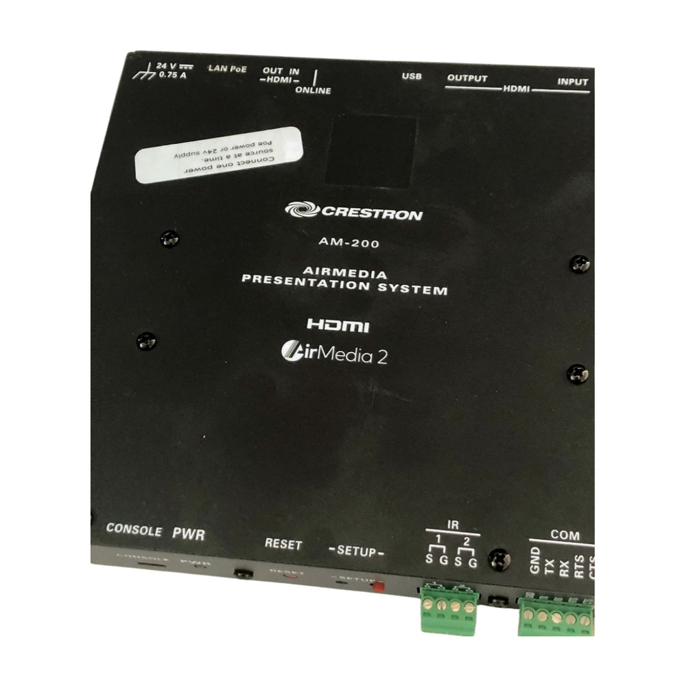 CRESTRON AM 200 AIR MEDIA PRESENTATION SYSTEM