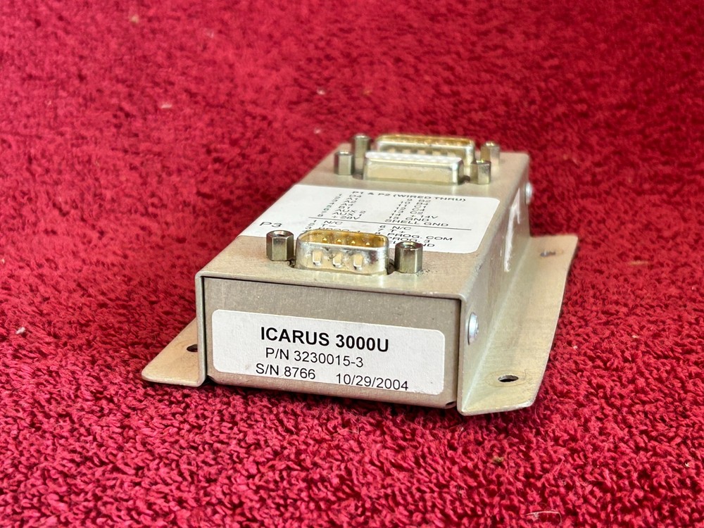ICARUS 3000U SERIALIZER P/N 3230015-3