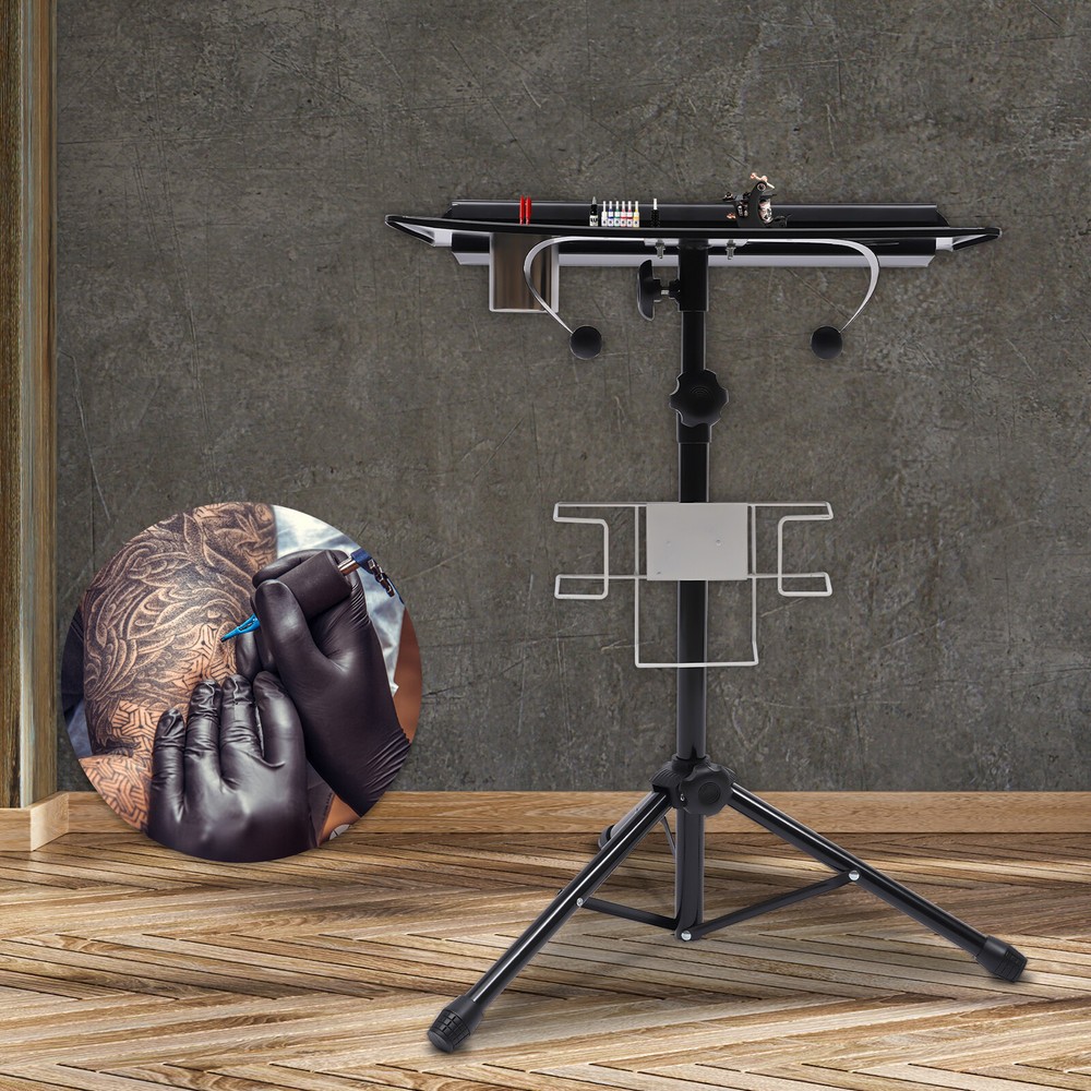 Tattoo Workstation Fixed Desktop Display Stand Work Station Height 28-44inch