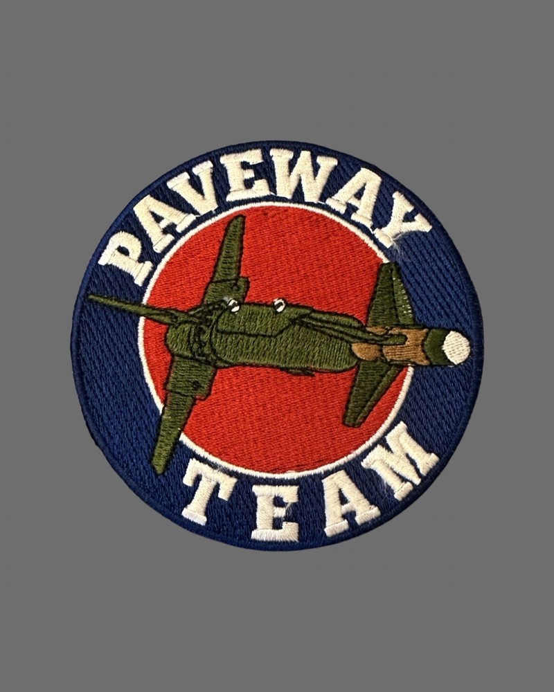 Pave way Team Patch Precision Avionics Vectoring Equipment Embroidered Patch
