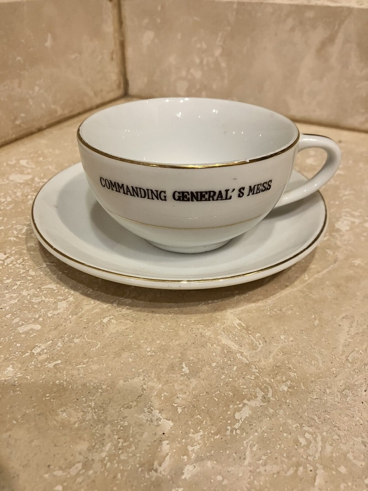 1st Cavalry Division Commanding General’s Mess Coffee Cup & Plate